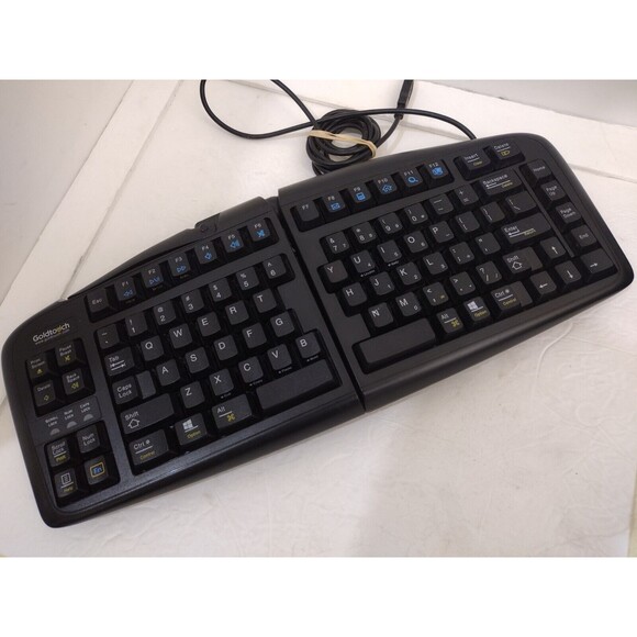 Goldtouch SK-2730 Black Ergonomic Adjustable Split Keyboard Mac PC - Picture 3 of 16